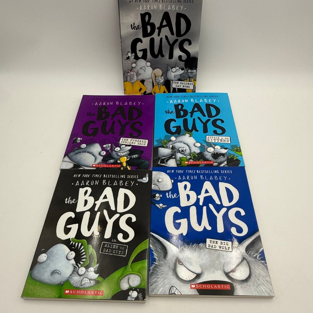 The Bad Guys Aaron Blabey Scholastic Book Lot 3 4 6 9 10 Paperback Graphic Novel